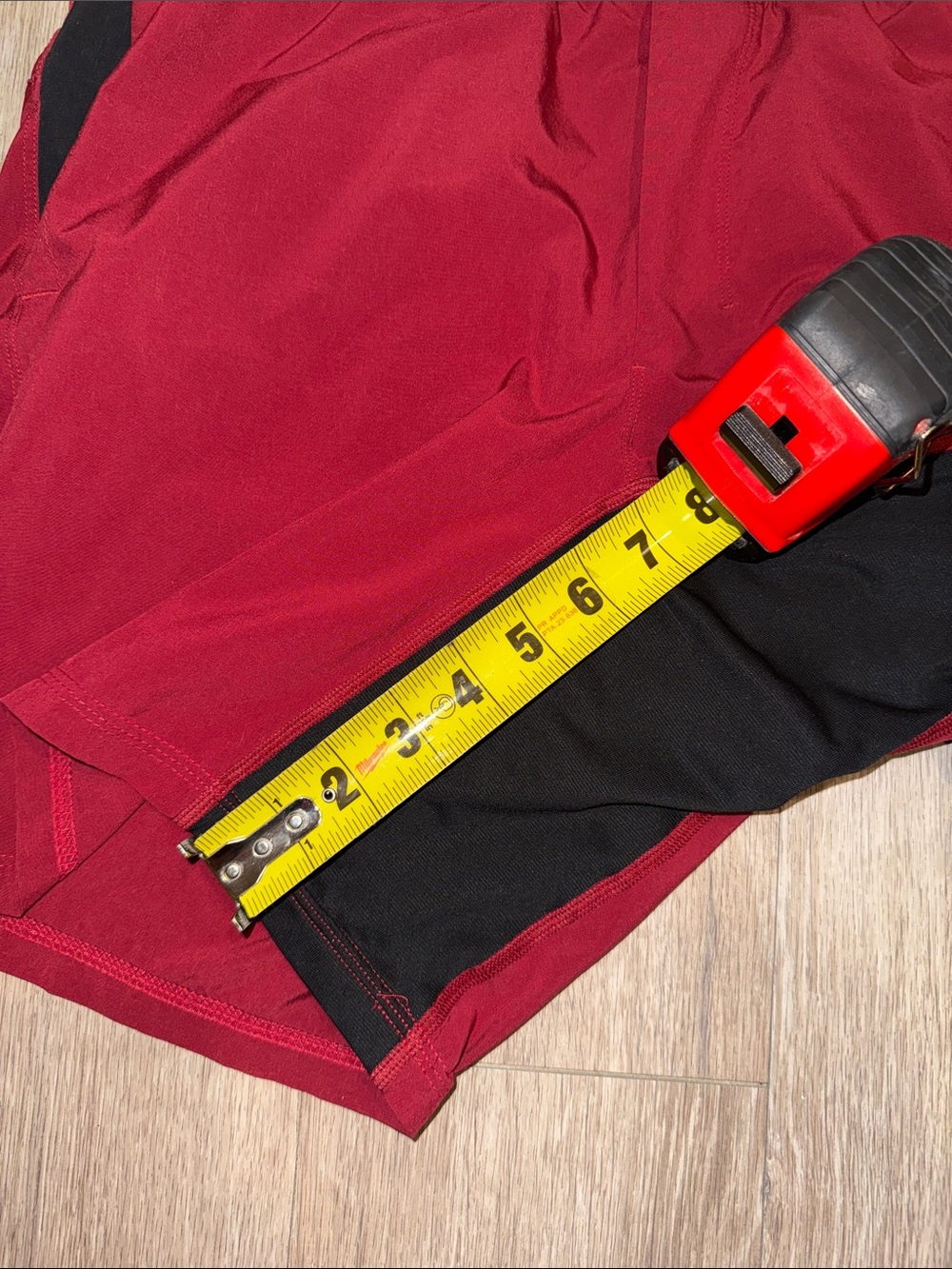 Men's Red Lululemon Shorts - Picture 5 of 5
